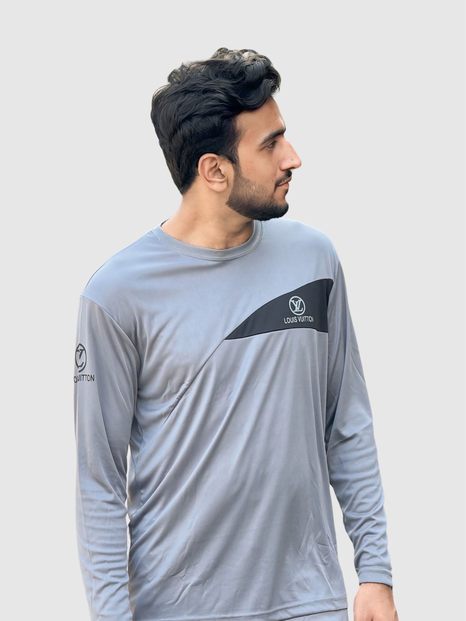 LV Dry-Fit Men's Track Suit (Grey)