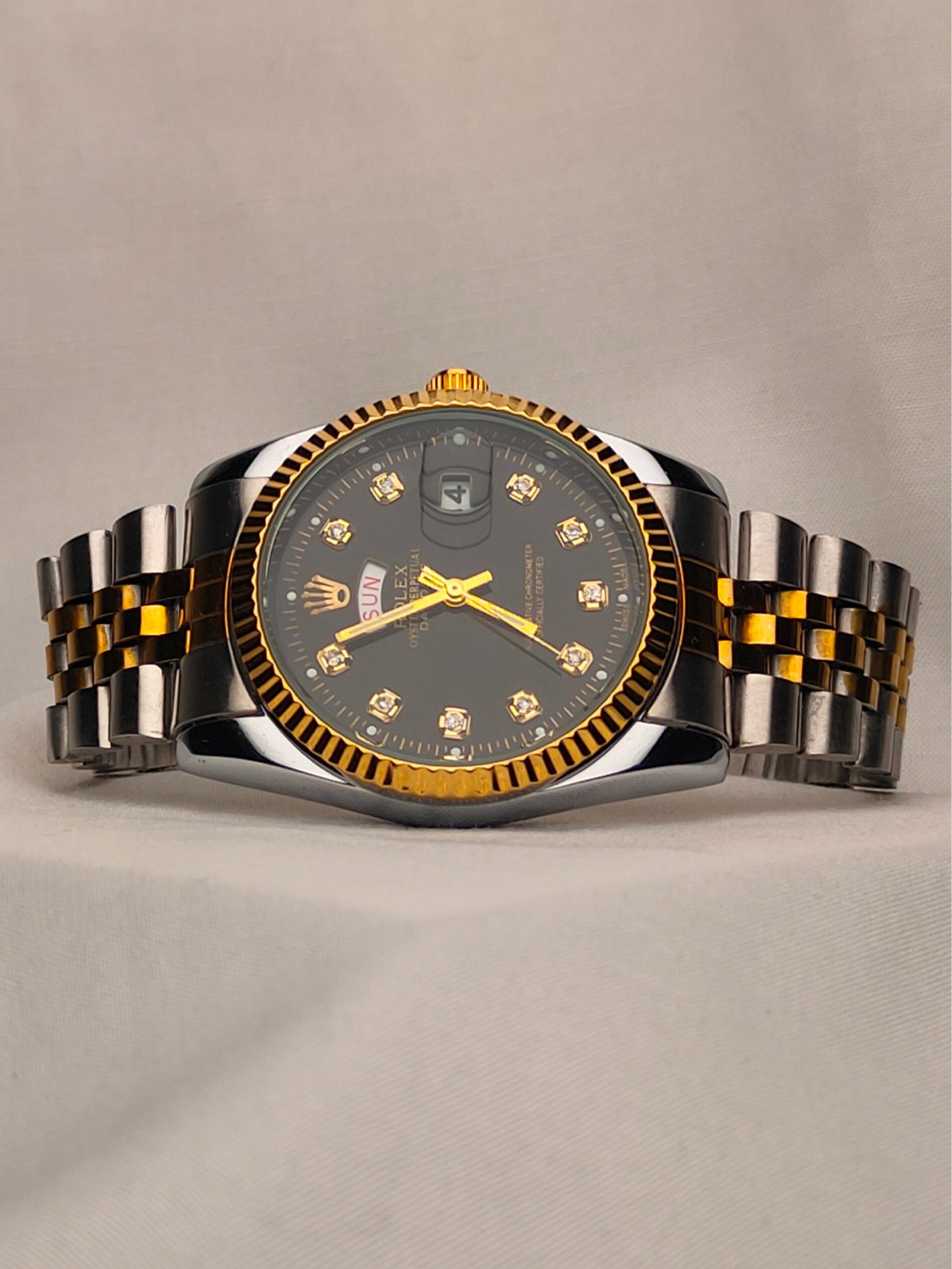 RLX Oyster Perpetual Day-Date Black Dial Watch - Image 2