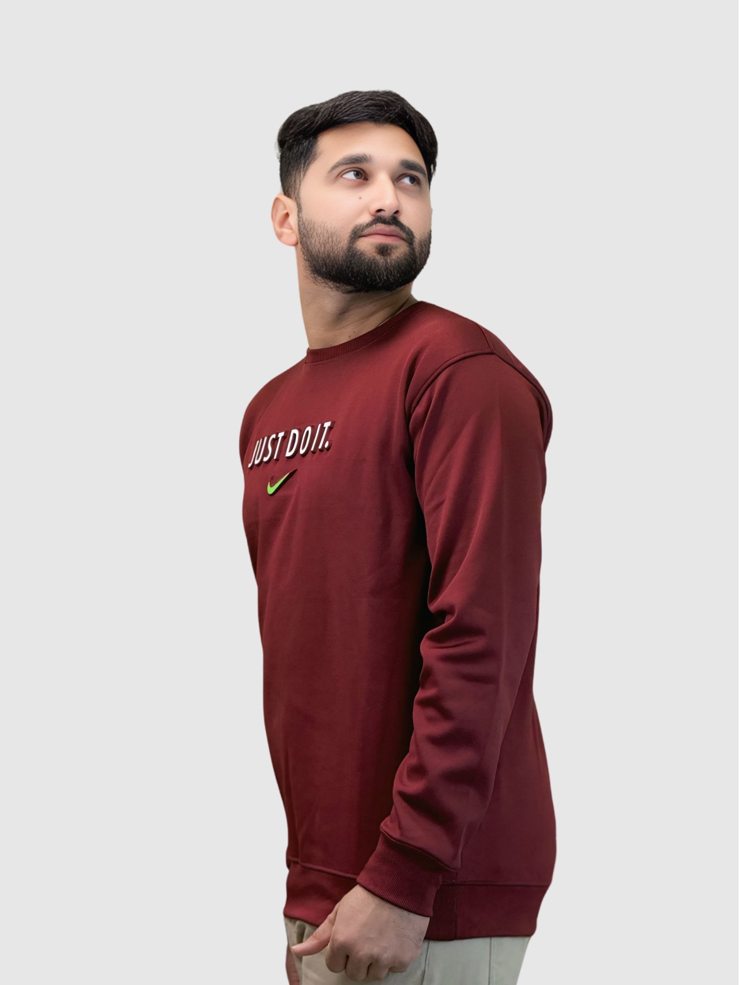 Nik Premium Sweatshirt (Maroon) - Image 4