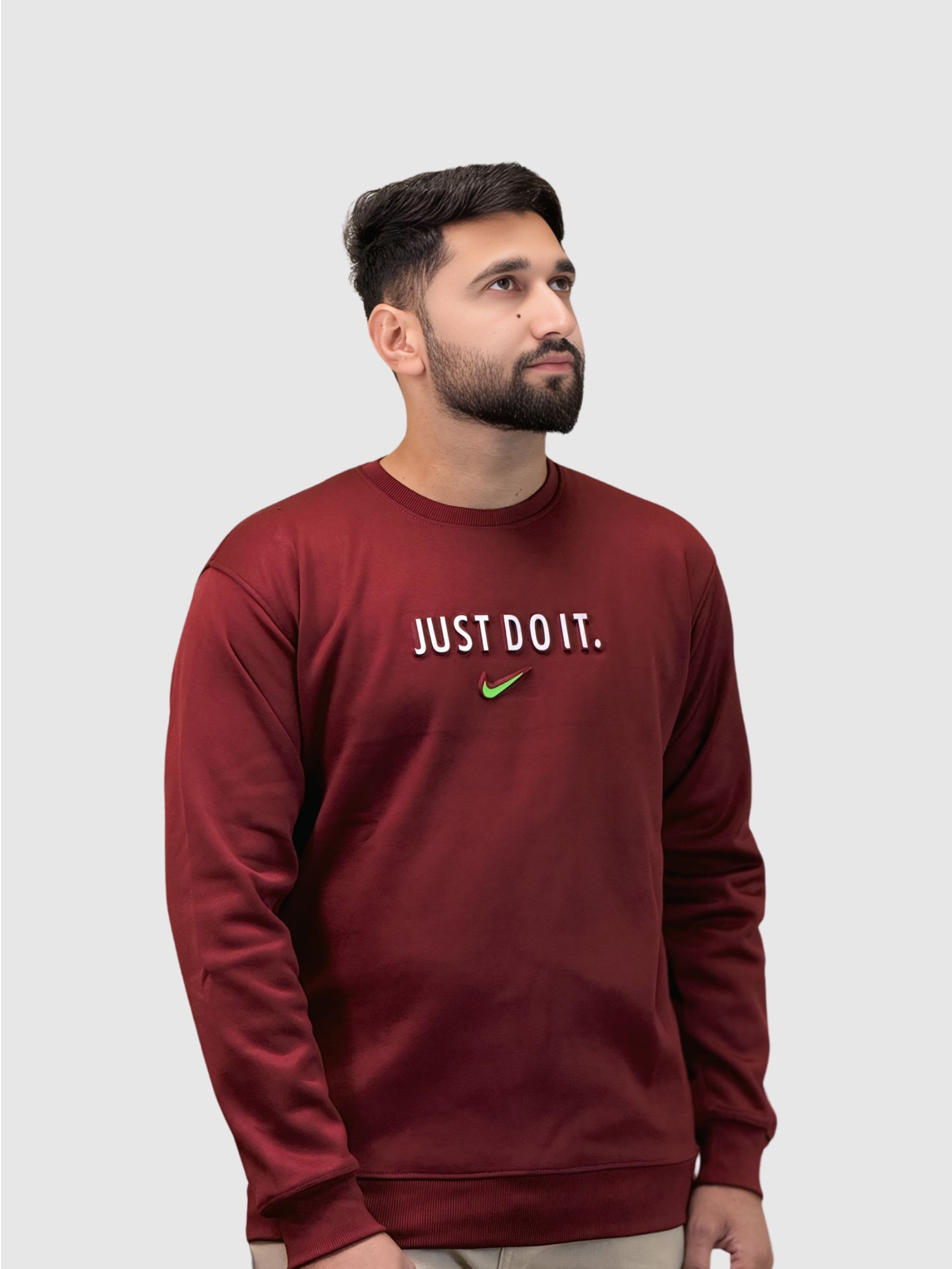 Nik Premium Sweatshirt (Maroon) - Image 7