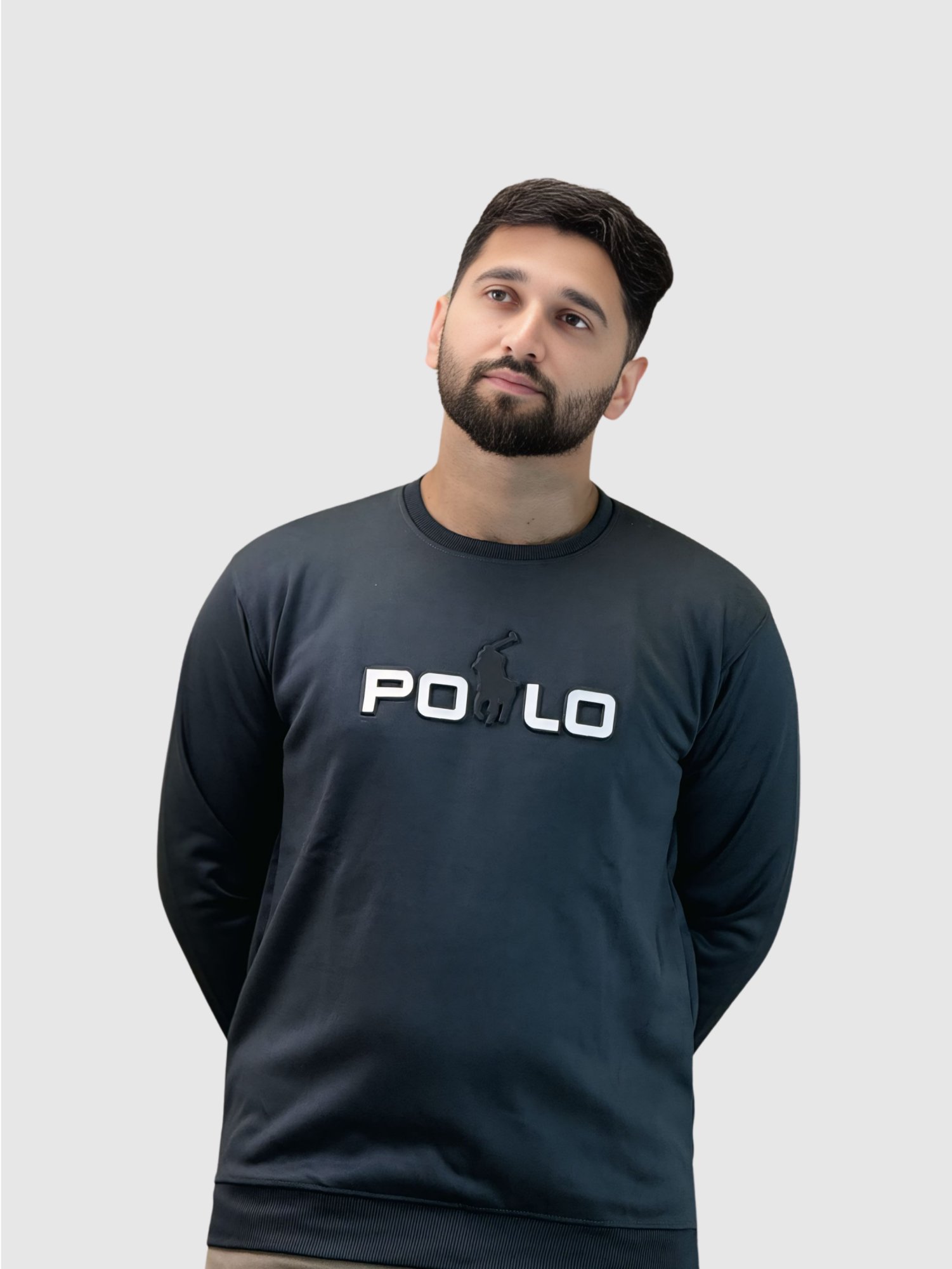 Polo Premium Sweatshirt (Gray) - Image 5