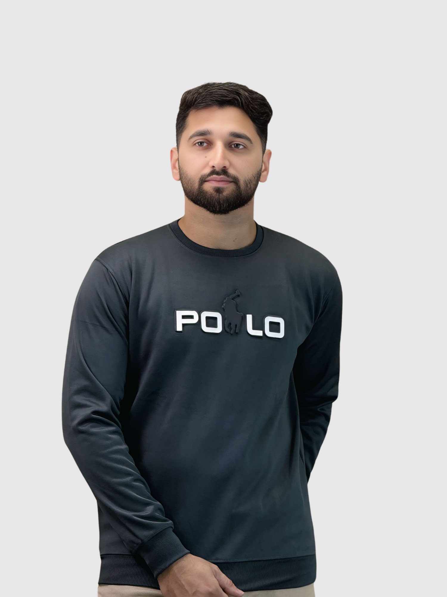 Polo Premium Sweatshirt (Gray) - Image 2