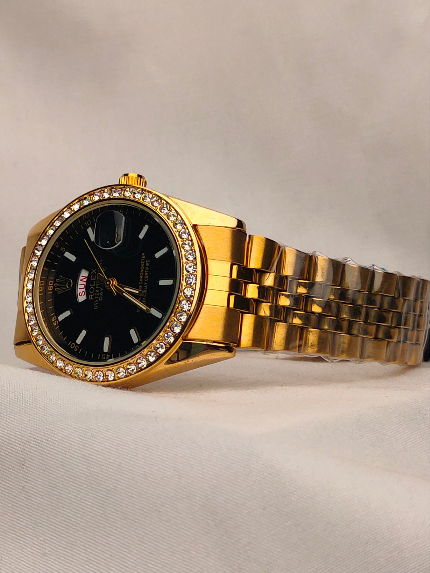 RLX Oyster Perpetual Day-Date Black Dial Watch - Image 3